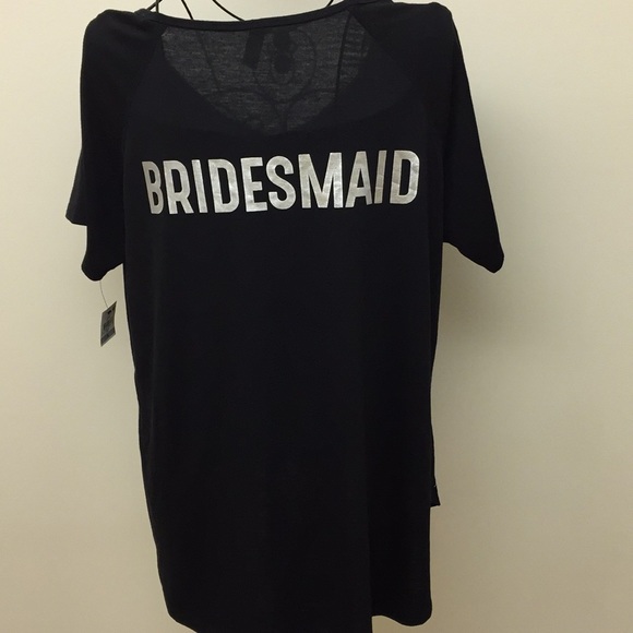 Bridesmaid Sweat To Shine Wedding Time T-Shirt 1X - Picture 2 of 4